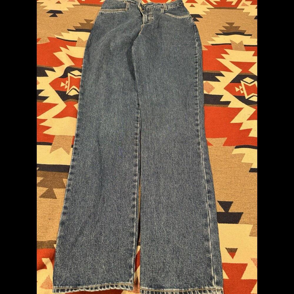 Vintage Lawman Denim Western High Rise Denim Blue Bareback Women’s 9/10
